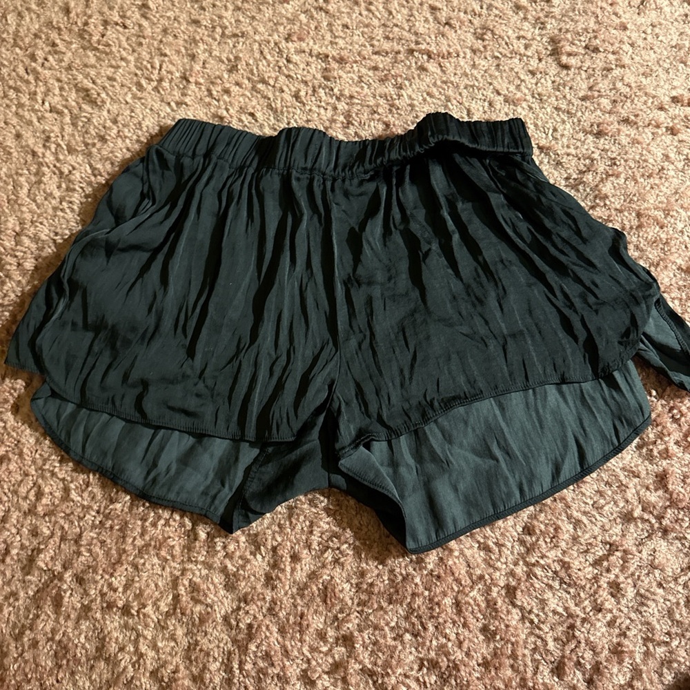 Silence + Noise Black Athletic Shorts